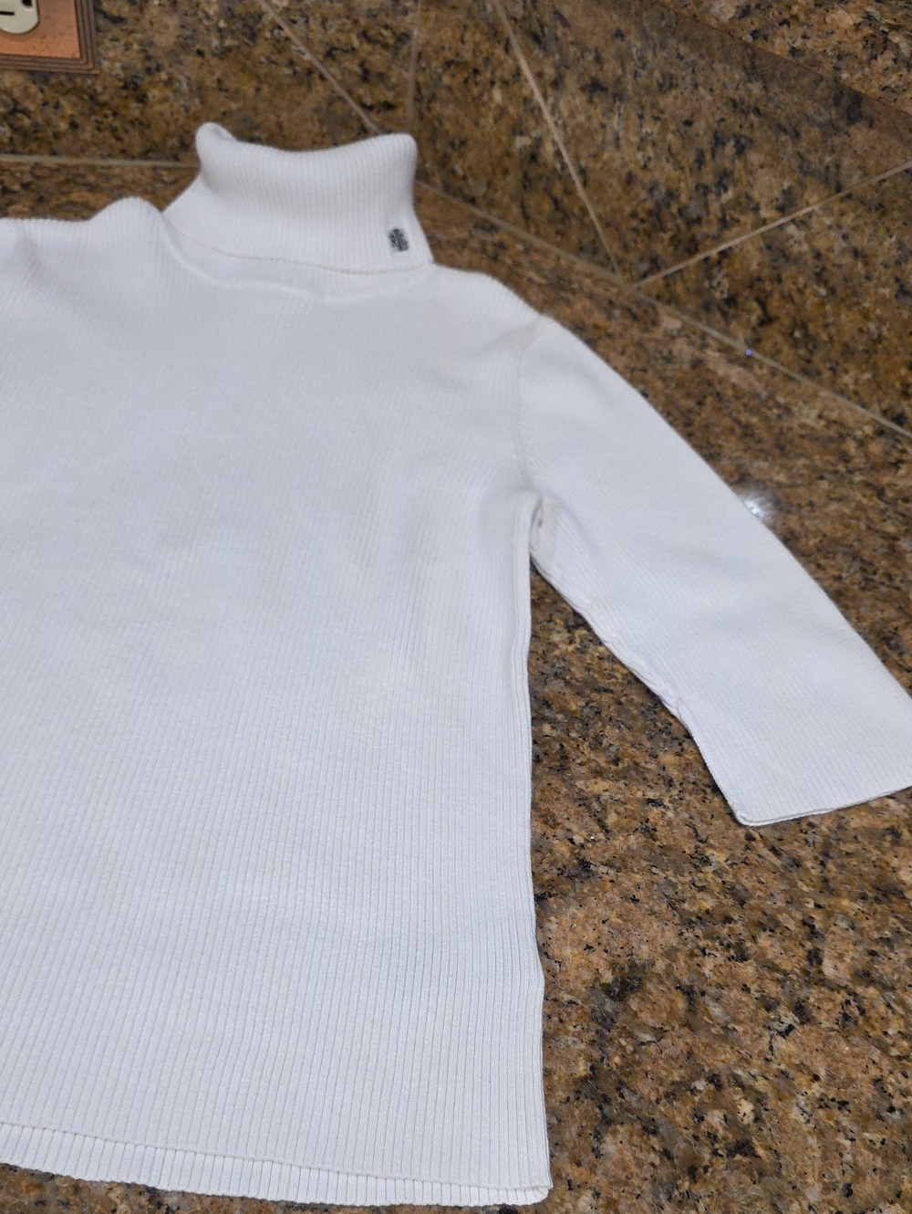 Lauren Ralph Lauren 3/4 Sleeve Turtleneck - SZ S - Picture 5 of 7
